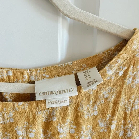 Floral Linen Flowy Shirt - Picture 3 of 6